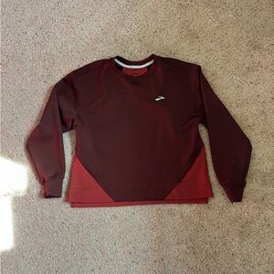 Women’s Brooks Run Within Sweatshirt in Raisin and Copper